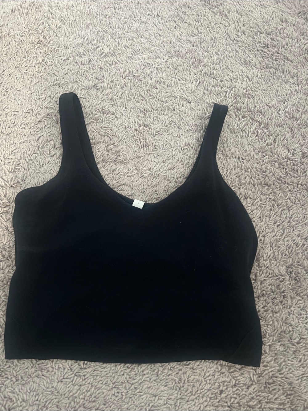 Black lululemon Women's Scoop Neck Align Tank Top